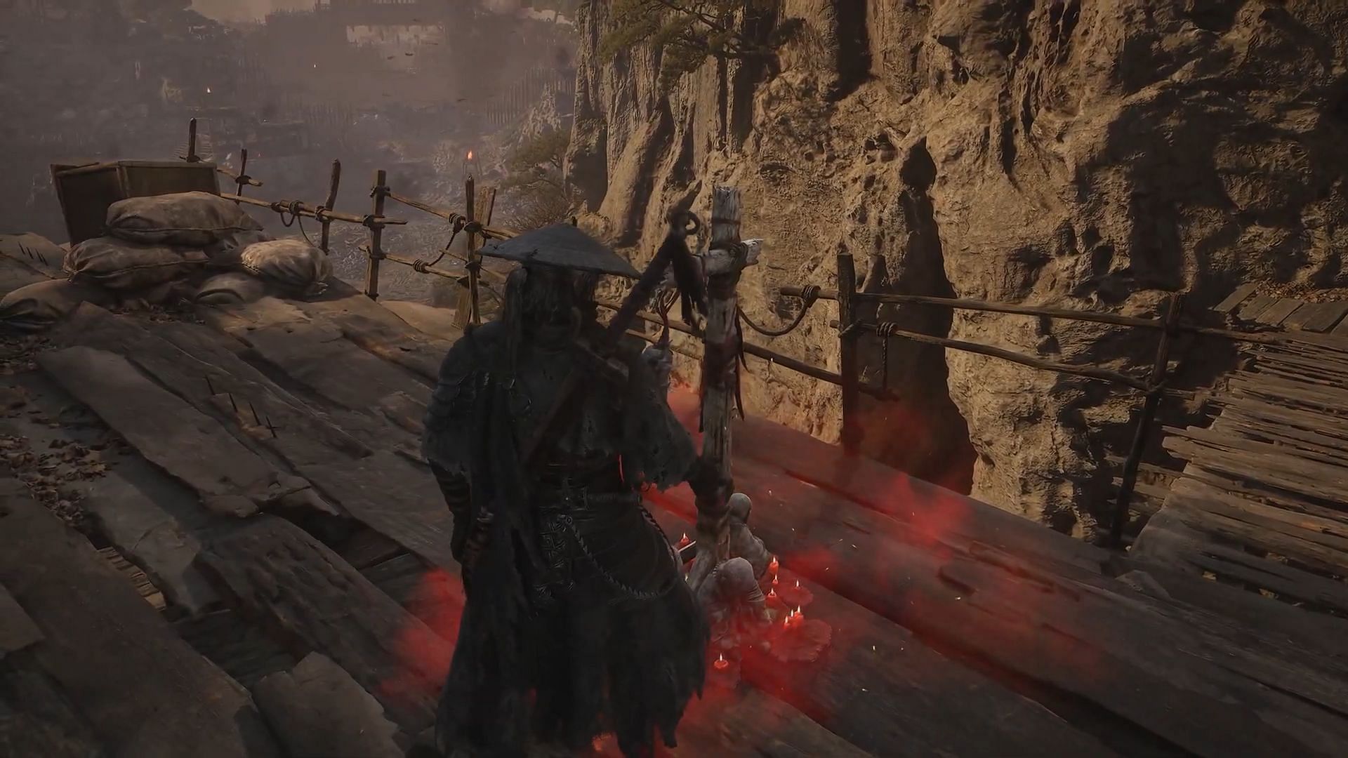 Wooden bell stand in Phantom Blade Zero gameplay demo (Image via S-Game)